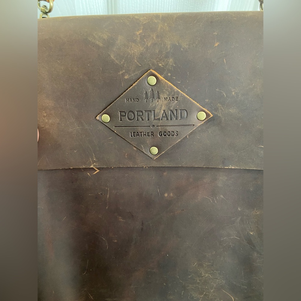 Portland Leather Goods Hawkeye Satchel in canyon - Picture 2 of 5